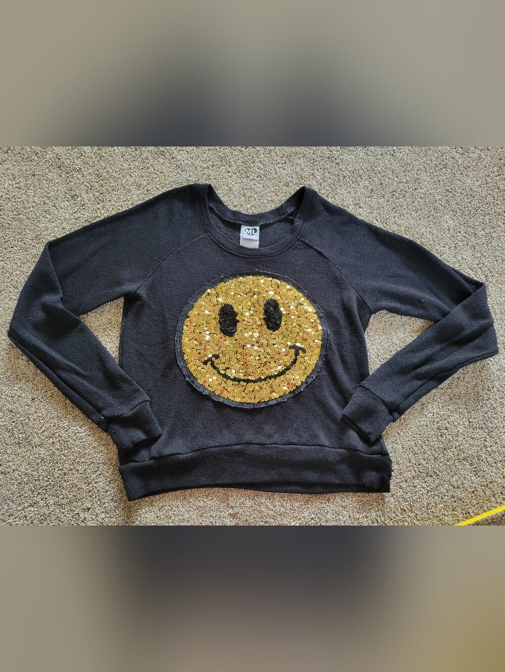 Jrs size xs smiley face sweater